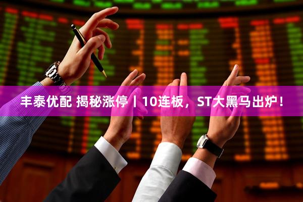 丰泰优配 揭秘涨停丨10连板，ST大黑马出炉！